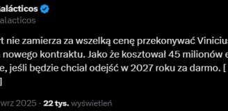 HIT! Za ''tyle'' Real ma POZWOLIĆ Viniemu ODEJŚĆ z klubu O.o